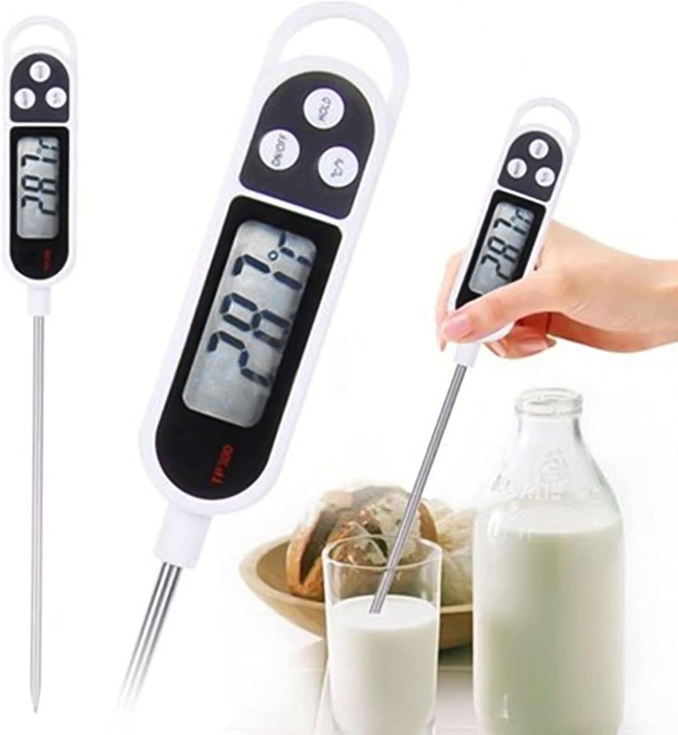 review Temperature Gauge Fast Response Electronic Meat Thermometer for Food