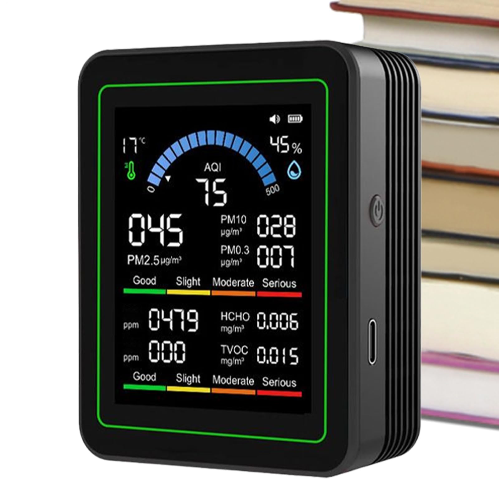 Testeur d air domestique et détecteur portable de qualité pour intérieur