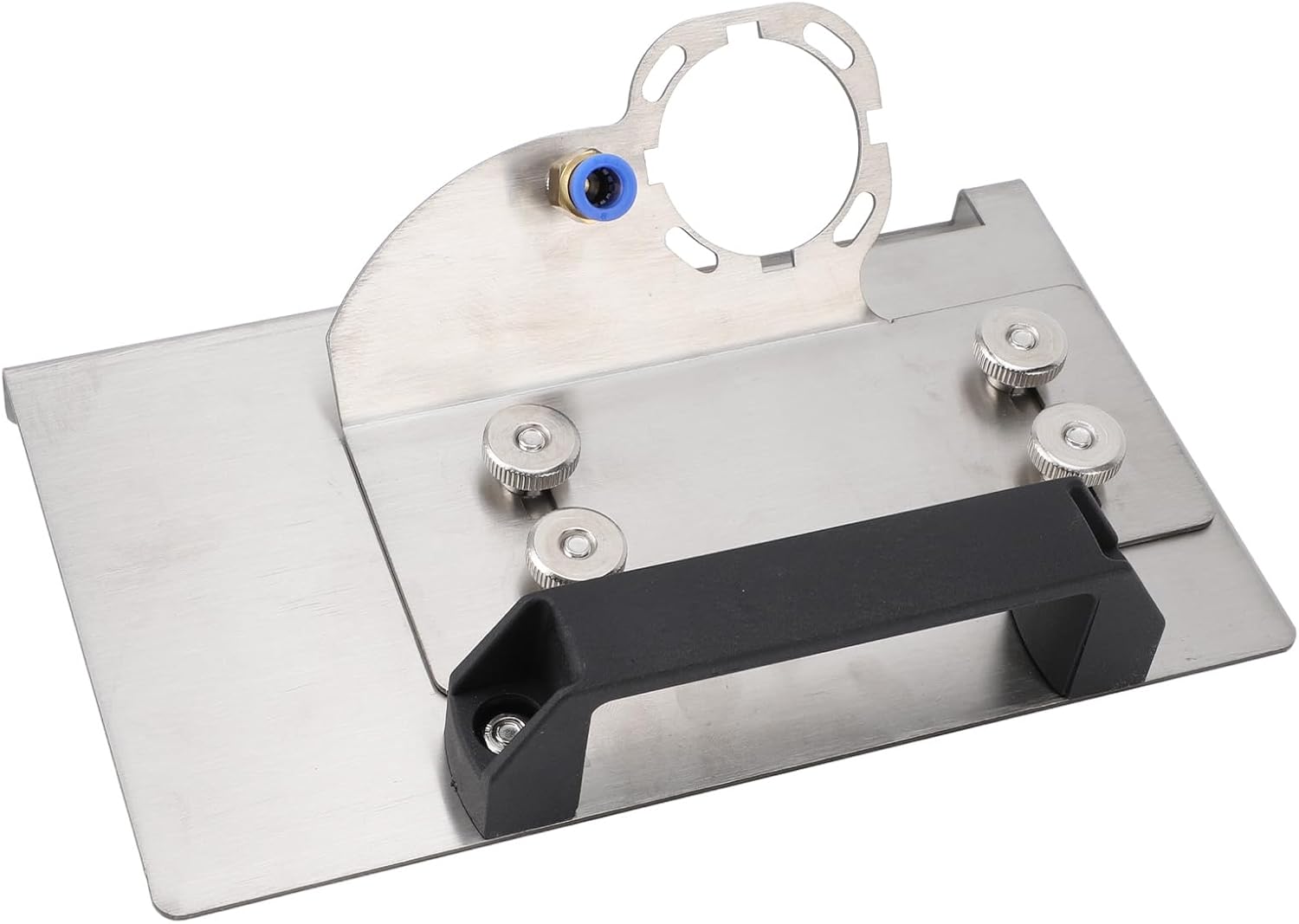 Angle Grinder Stand Adjustable Portable Tile Chamfering Tool for 100 Type Angle Grinders with Stainless Steel Bracket and Secure Clamping System