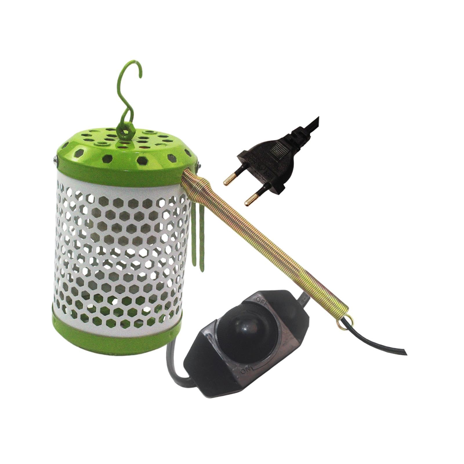 Bird Cage Heizlampe Lampenschirm Wärmeschutz Eisenabdeckung Haustier Wärmeeinrichtung für Vögel Reptilien Winterzeit für Käfige Tierunterkunft