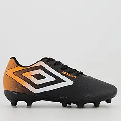 Chuteira Umbro Warskin Campo Juvenil Preta