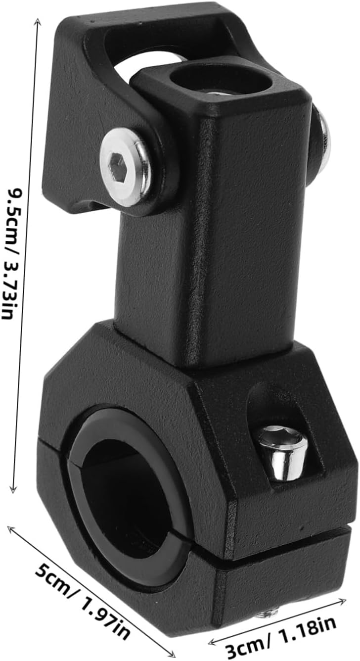 2pcs Motorcycle Light Mount Brackets Adjustable Fork Lamp Mount Pole Easy Install Tube Clamp for Electric Scooter Accessories Motorcycle Headlight Support