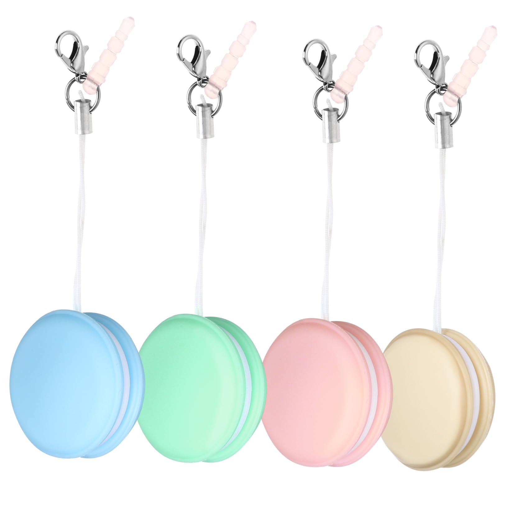 Kit Pulizia Schermo Telefono Macaron 4 Pz con Panno in Microfibra e Laccetto Regalo per Smartphone Tablet Laptop Obiettivi Occhiali
