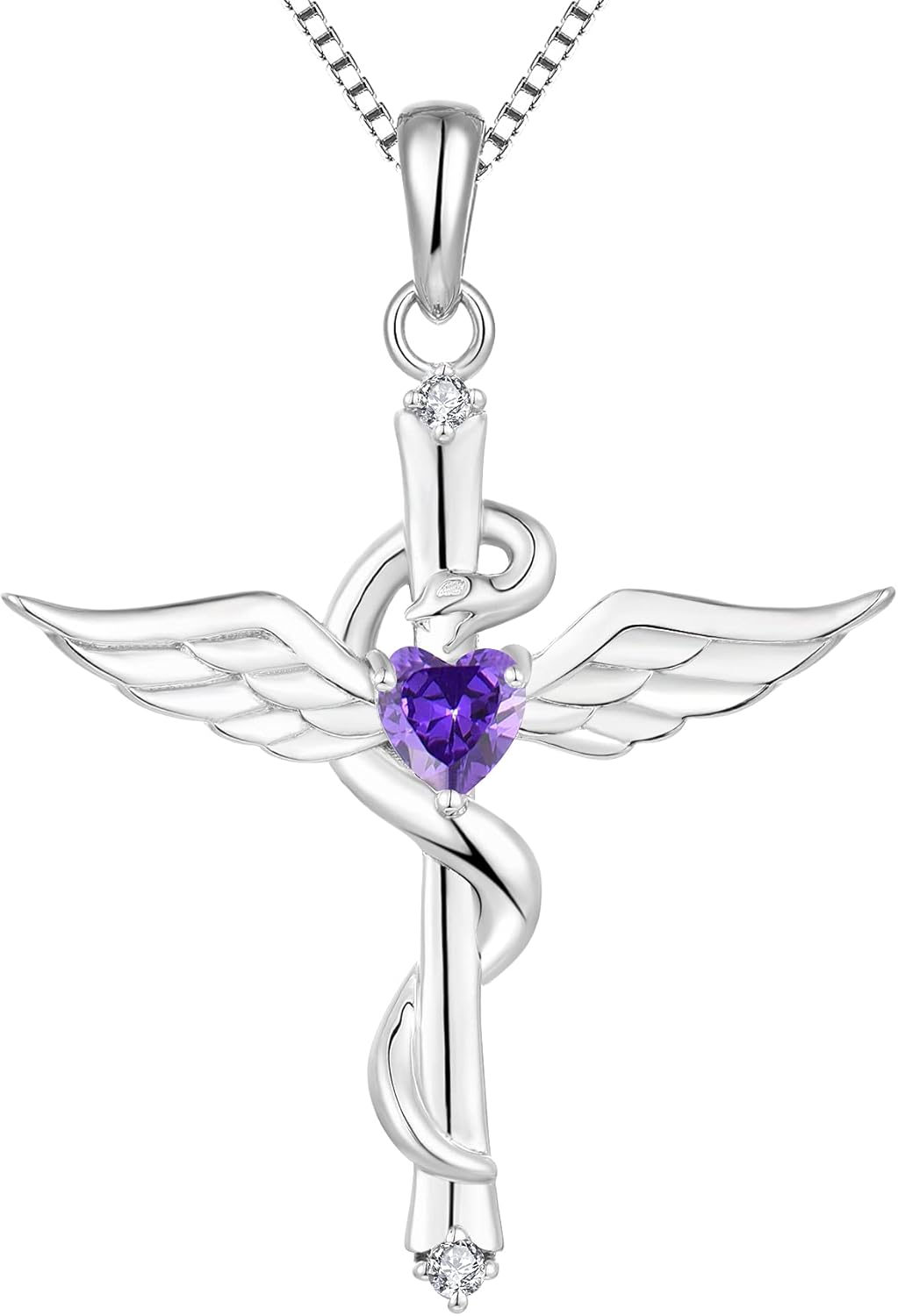 Starchenie Sterling Silver Angel Wing Cross Pendant Zambia Ubuy