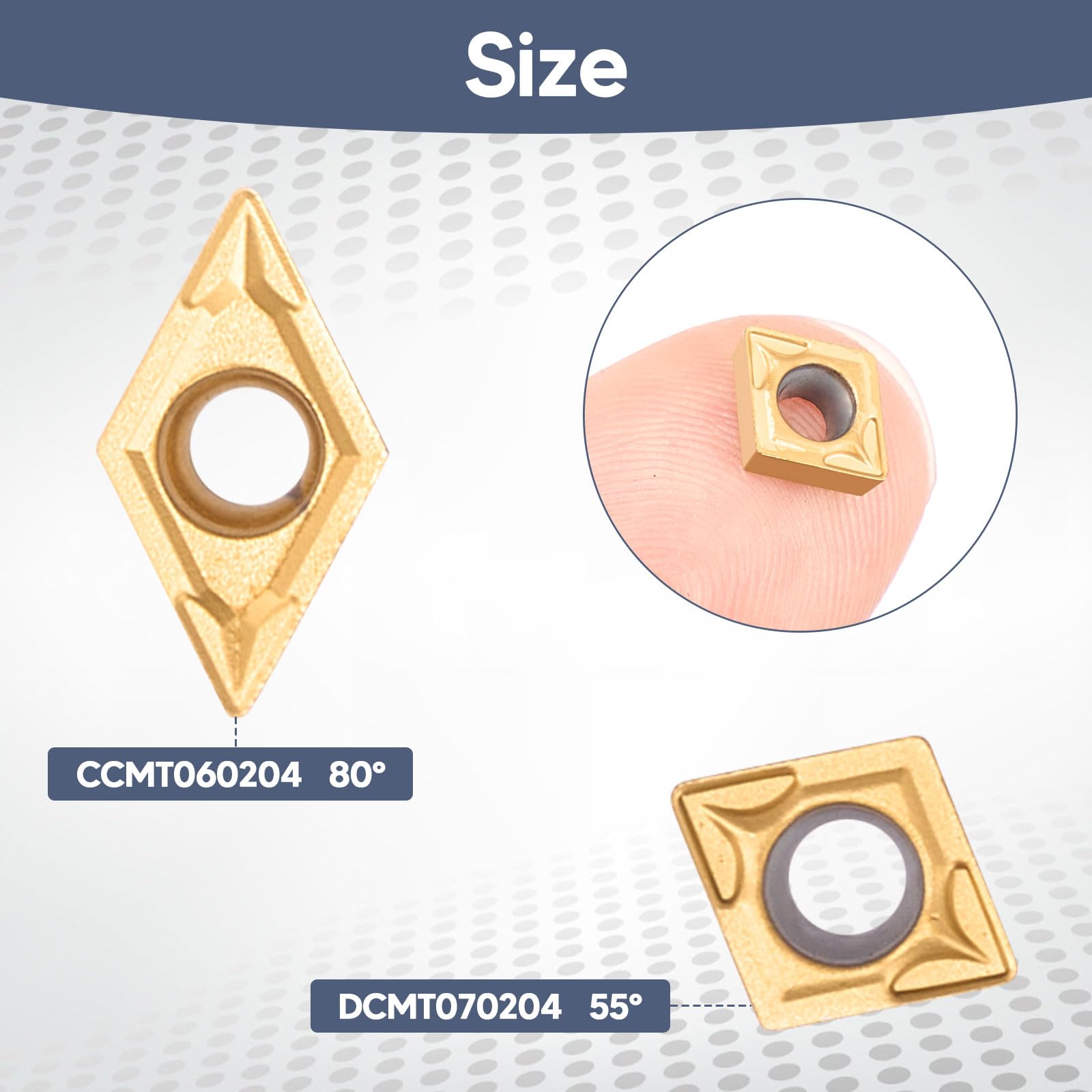 8x8mm Drehmeißel Set mit 21 Wendeplatten | 7 Schaft-Bohrstangenhalter Drehwerkzeughalter, 7 Schraubenschlüssel, Präzise Metallbearbeitung & Hohe Stabilität