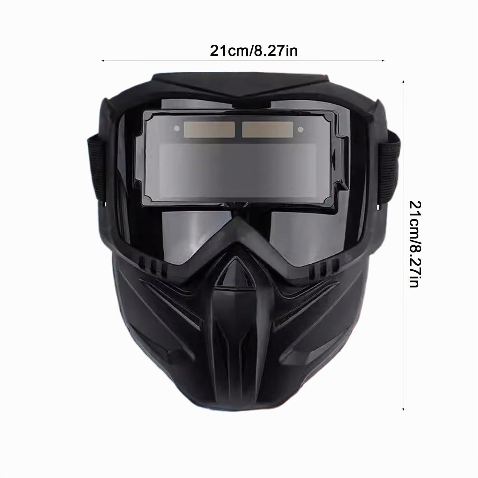 Casco di saldatura a oscurità automatica, casco da saldatura a vista grande | Maschera di saldatura elettrica antirifera radiazione anti-UV staccabile,Protezione da protezione per gli occhi che il cal