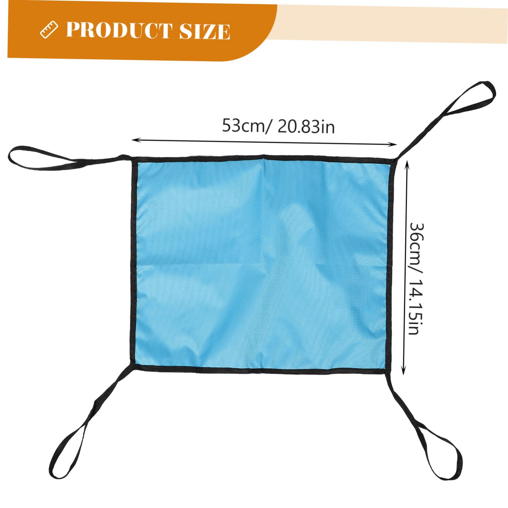 COLLBATH Waterproof Hanging Bed for Cats Pet Hammock Air Permeable Net Suitable for Big Cat Blue