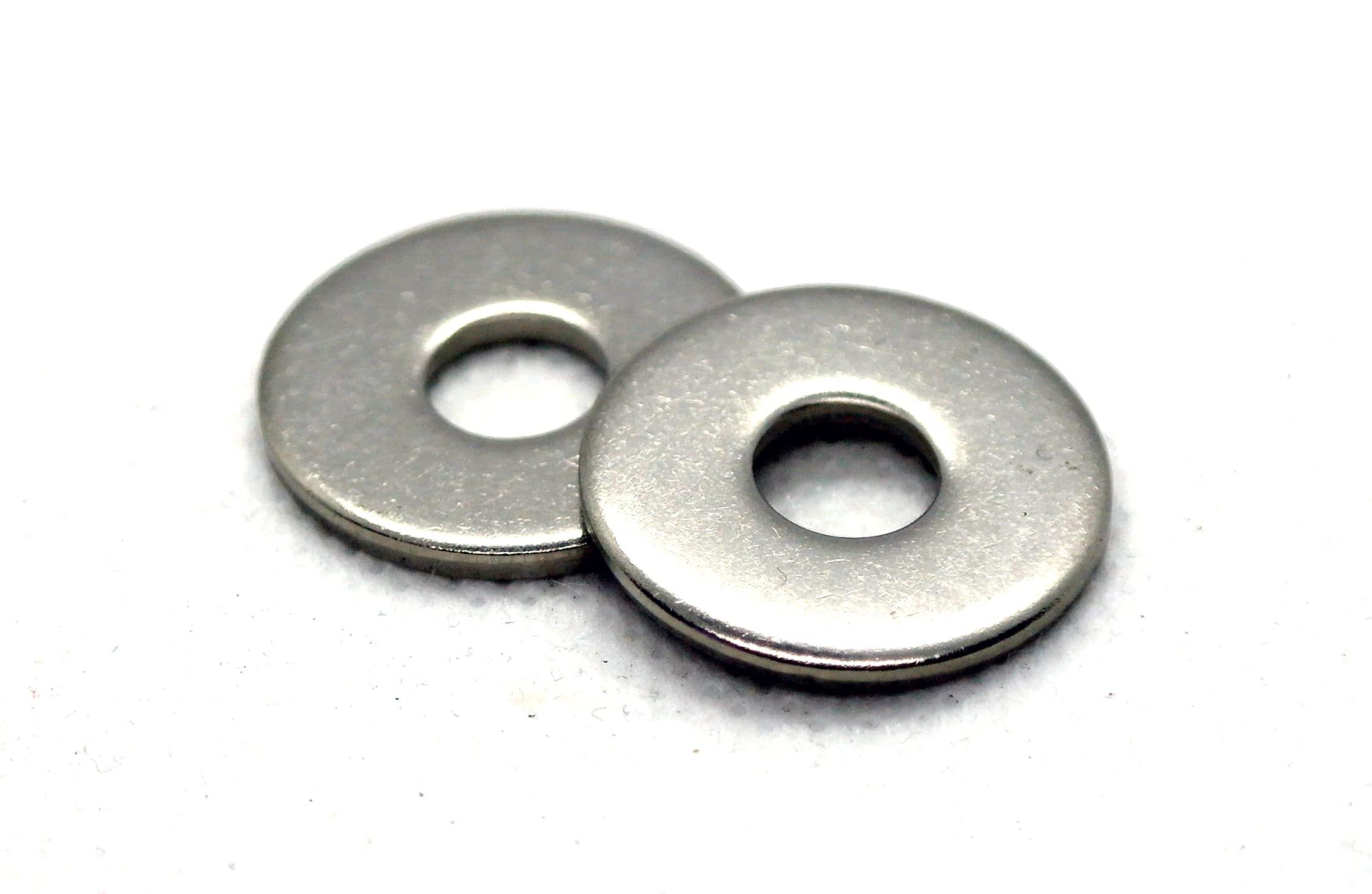 Penny Washers M7 x 22mm A2 Stainless Steel 7.4mm Inner Diameter x 22mm Outer Diameter x 2.1mm Thick(10, Stainless Steel M7 x 22mm)