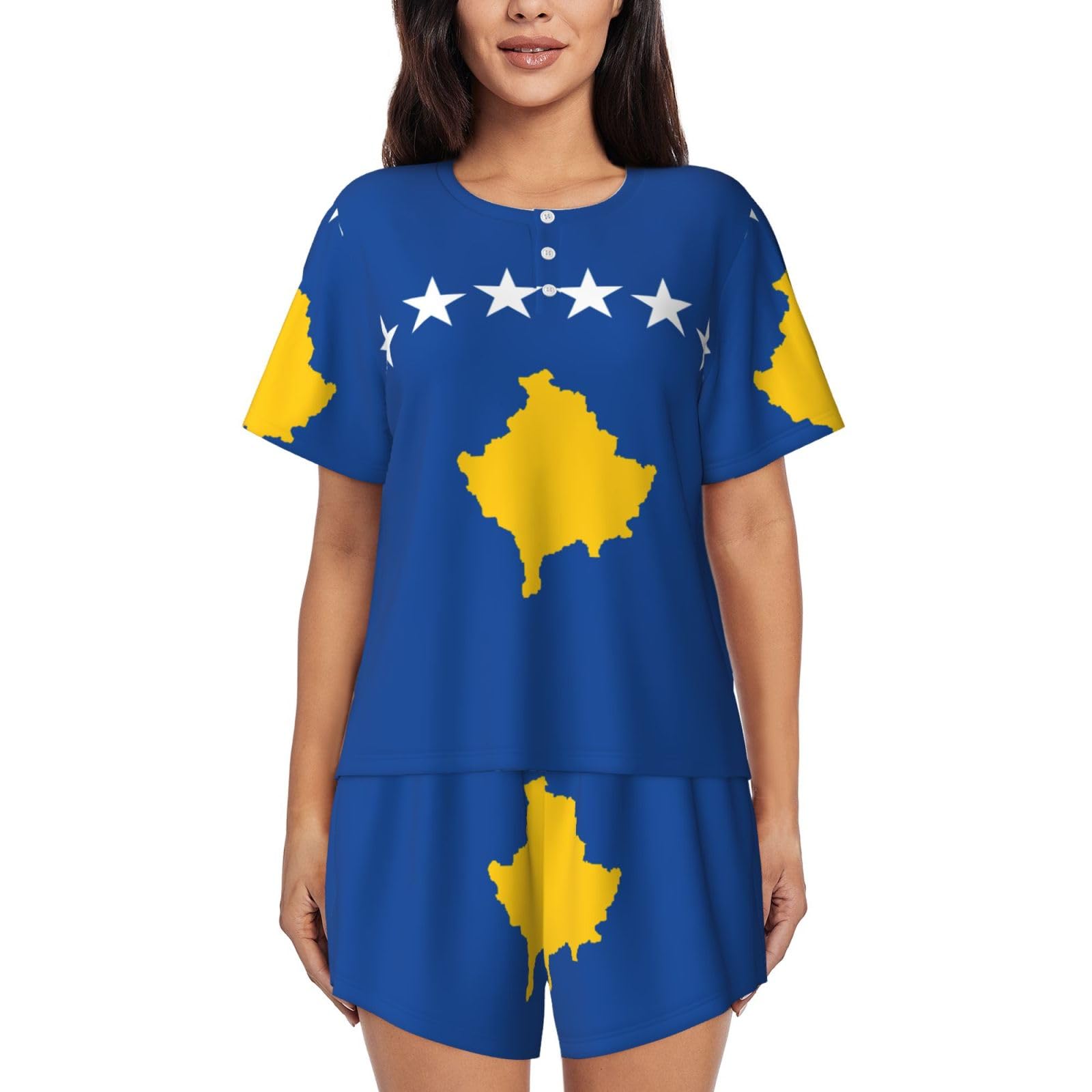 Drapeau du Kosovo EdWal imprimé pavillon national tissu résistant - 8