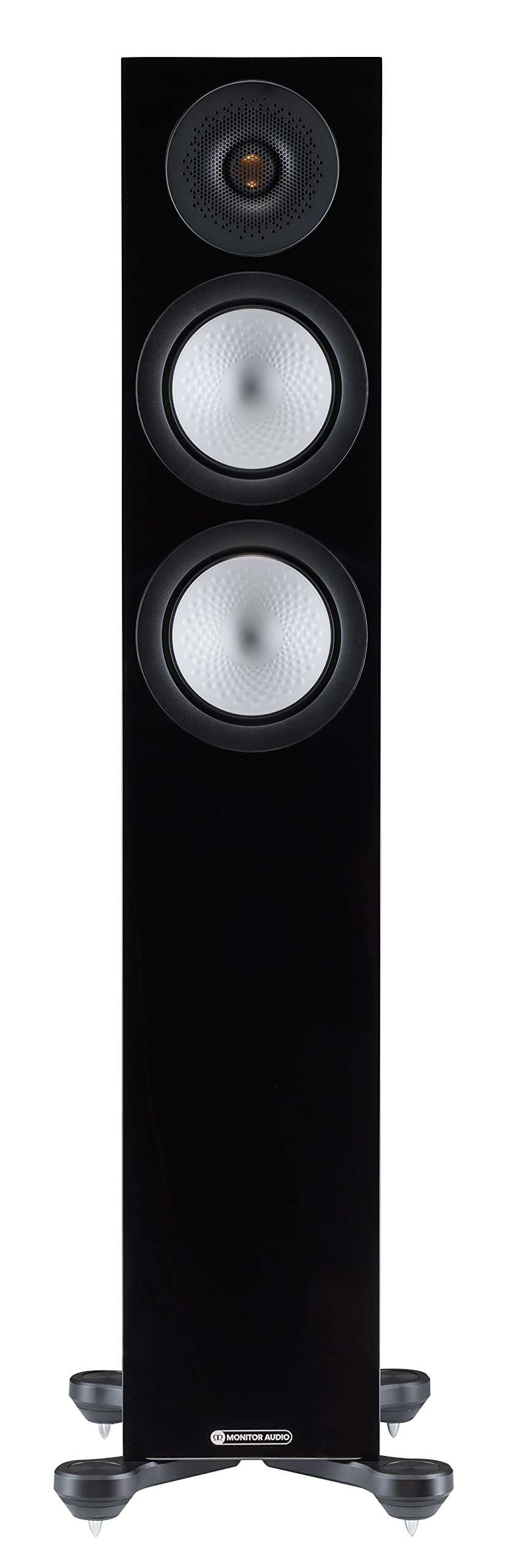 Monitor Audio Argento 200 Nuovo 7G in nero lucido (ciascuno)