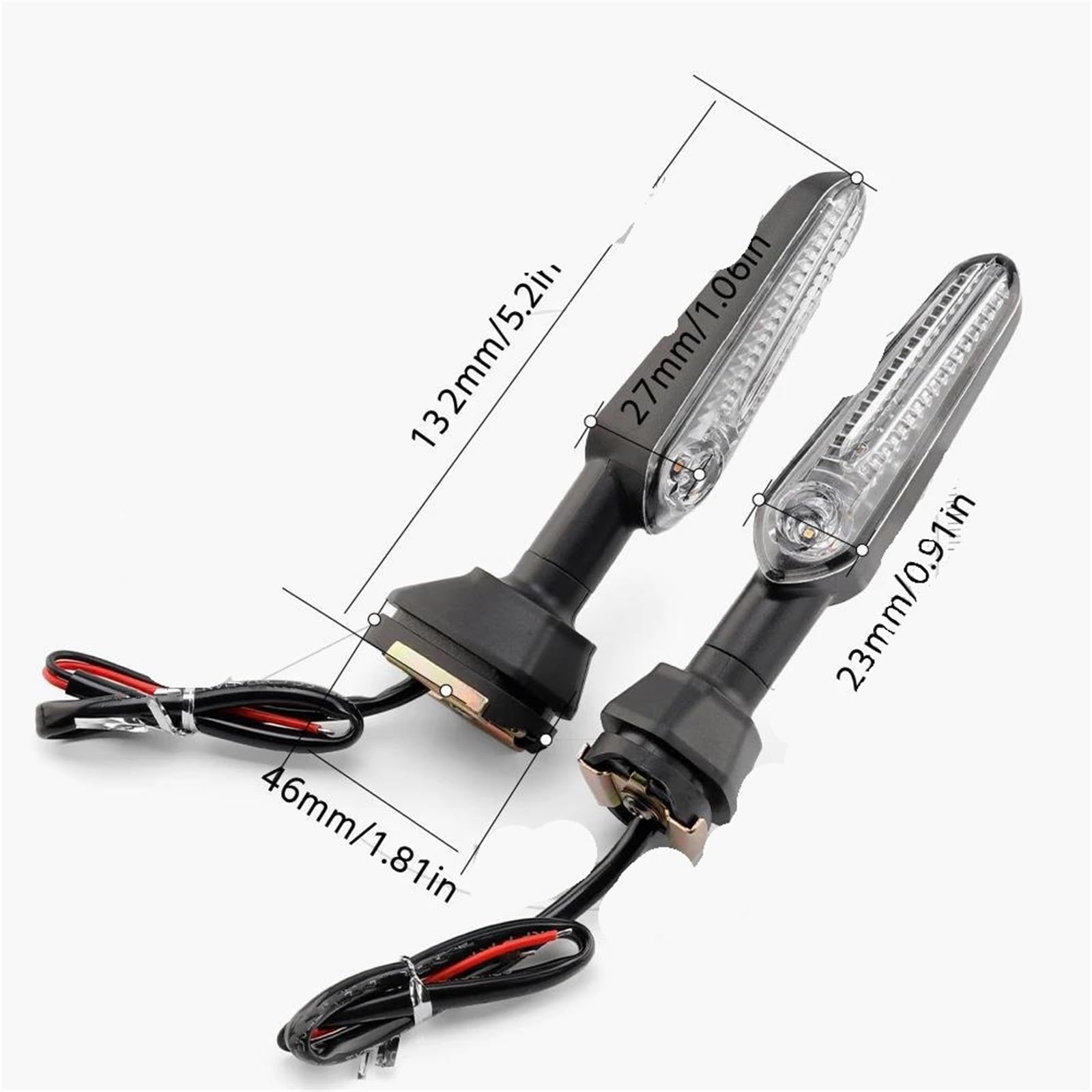 Indicatore Luce Indicatori Di Direzione LED Per Moto Per Per ZH2 Per KLR 650 Per ER6N Per Z 400 Per Z650 Anteriori Posteriori Componenti Indicatori Direzione Frecce Moto