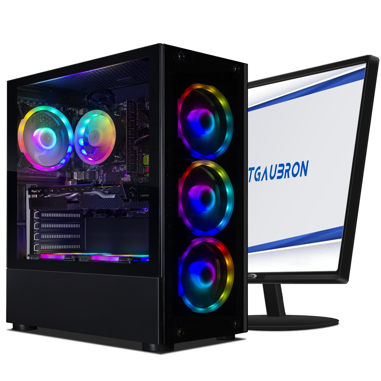 Amazon.com: STGAubron Gaming PC Bundle with 24Inch FHD LED