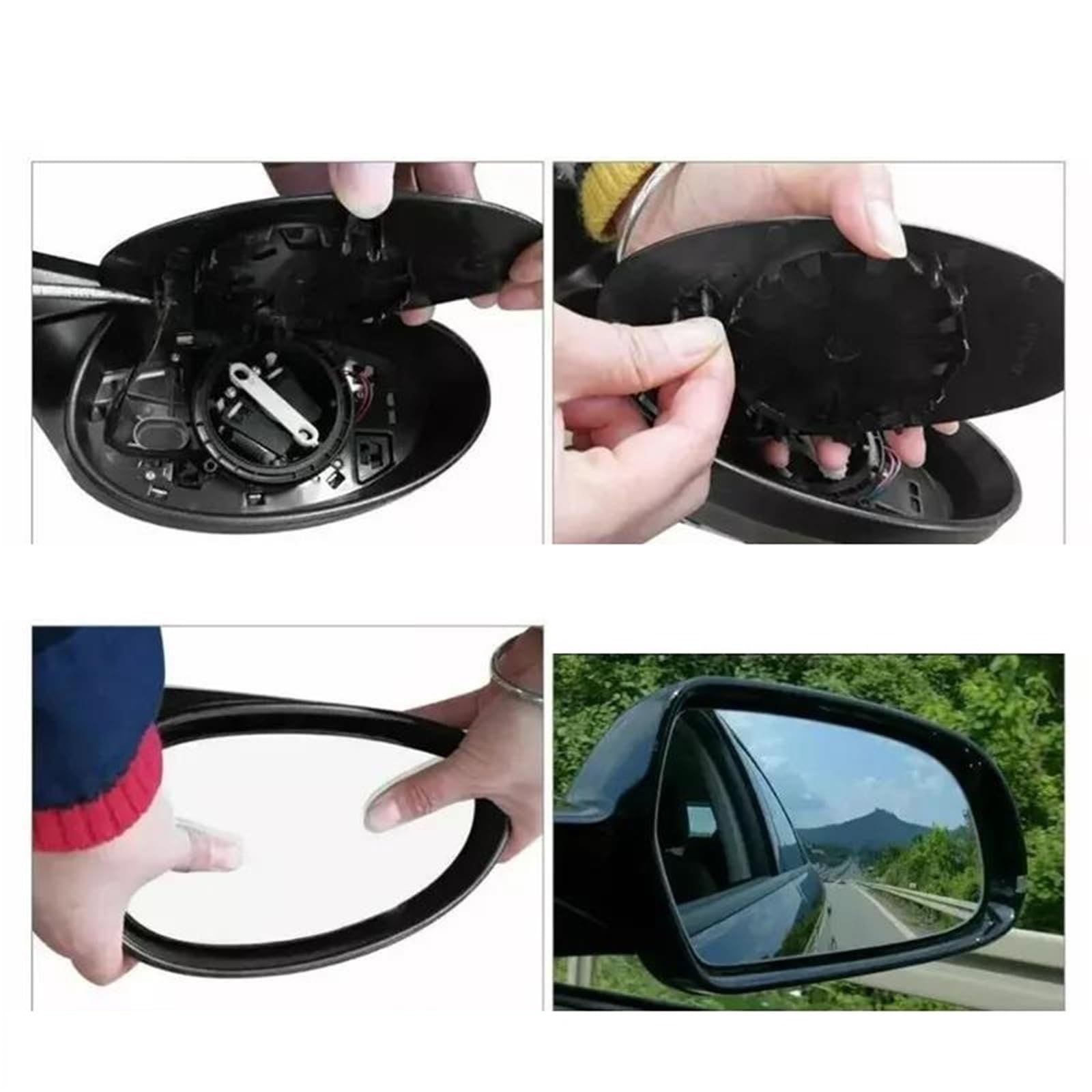 Espejo Retrovisor Para Coche, Cristal Para Toyota Para YARIS 2012-2019, Lente Retrovisor Lateral, Accesorios De Repuesto Cristal de retrovisor lateral(Izquierda y derecha)