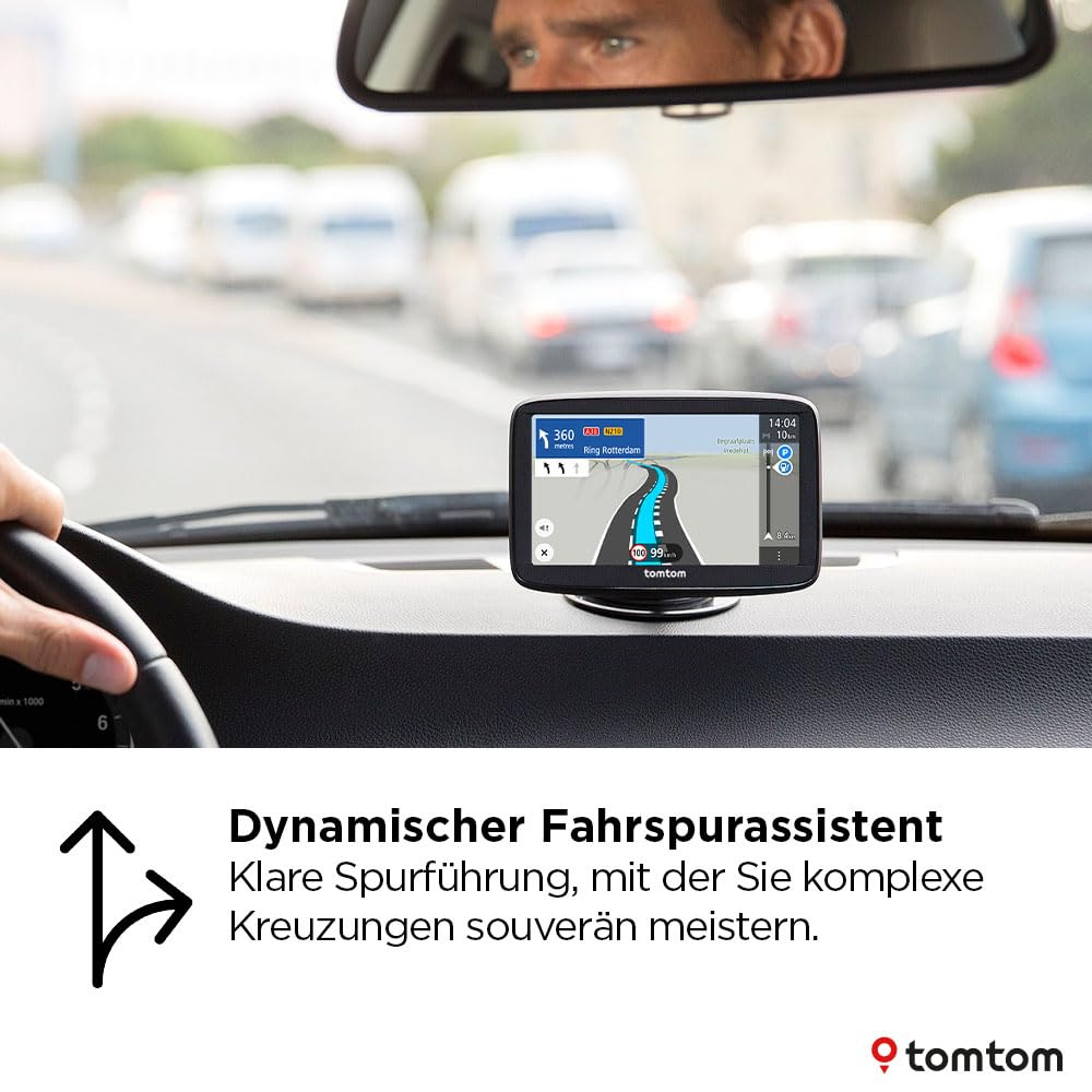 TomTom GO Classic 2nd 6 Zoll Navi mit Stauvermeidung, Karten-Updates Europa, WiFi, Fahrspurassistent