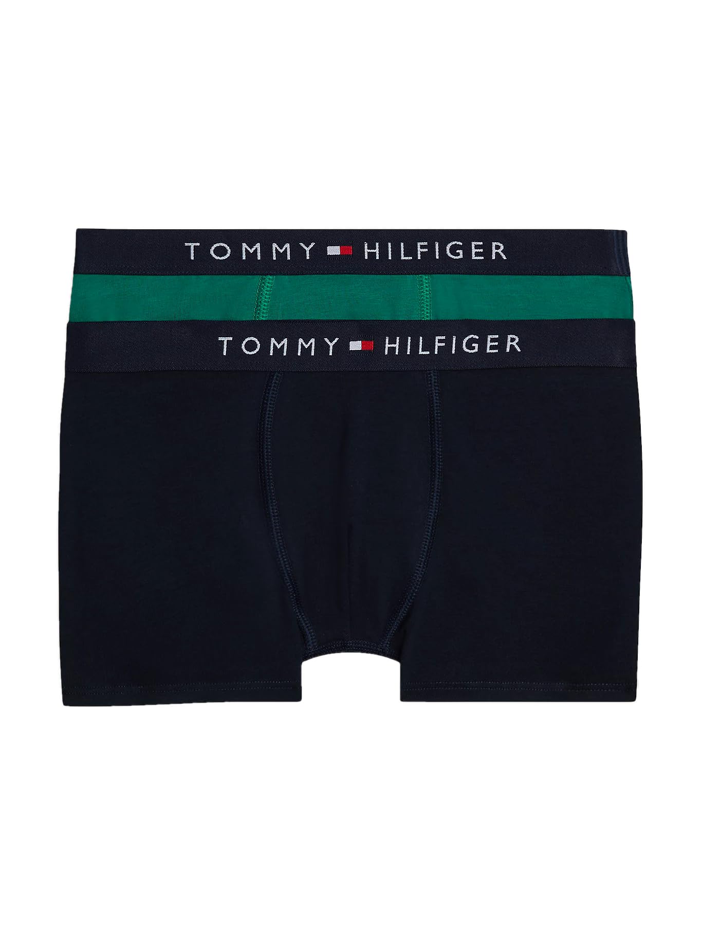 Tommy Hilfiger Calzoncillos bóxer Pack de 2 Chicos Algodón elástico, Mehrfarbig (Multicolor), 14-16 Años