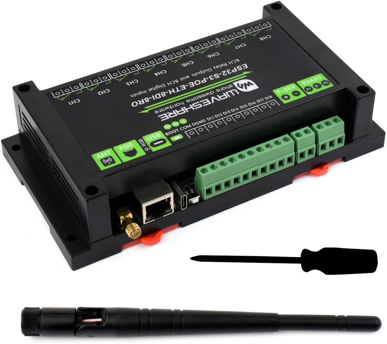 Waveshare Industrial 8-Channel ESP32-S3 WiFi Relay Poland | Ubuy