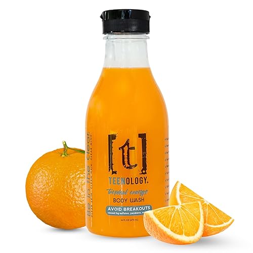 Miniatura 1 de TEENOLOGY Body Wash para adolescentes  Evite el acné y los brotes de la frente libre de sulfatos y parabenos no comedogénicos extractos botánicos