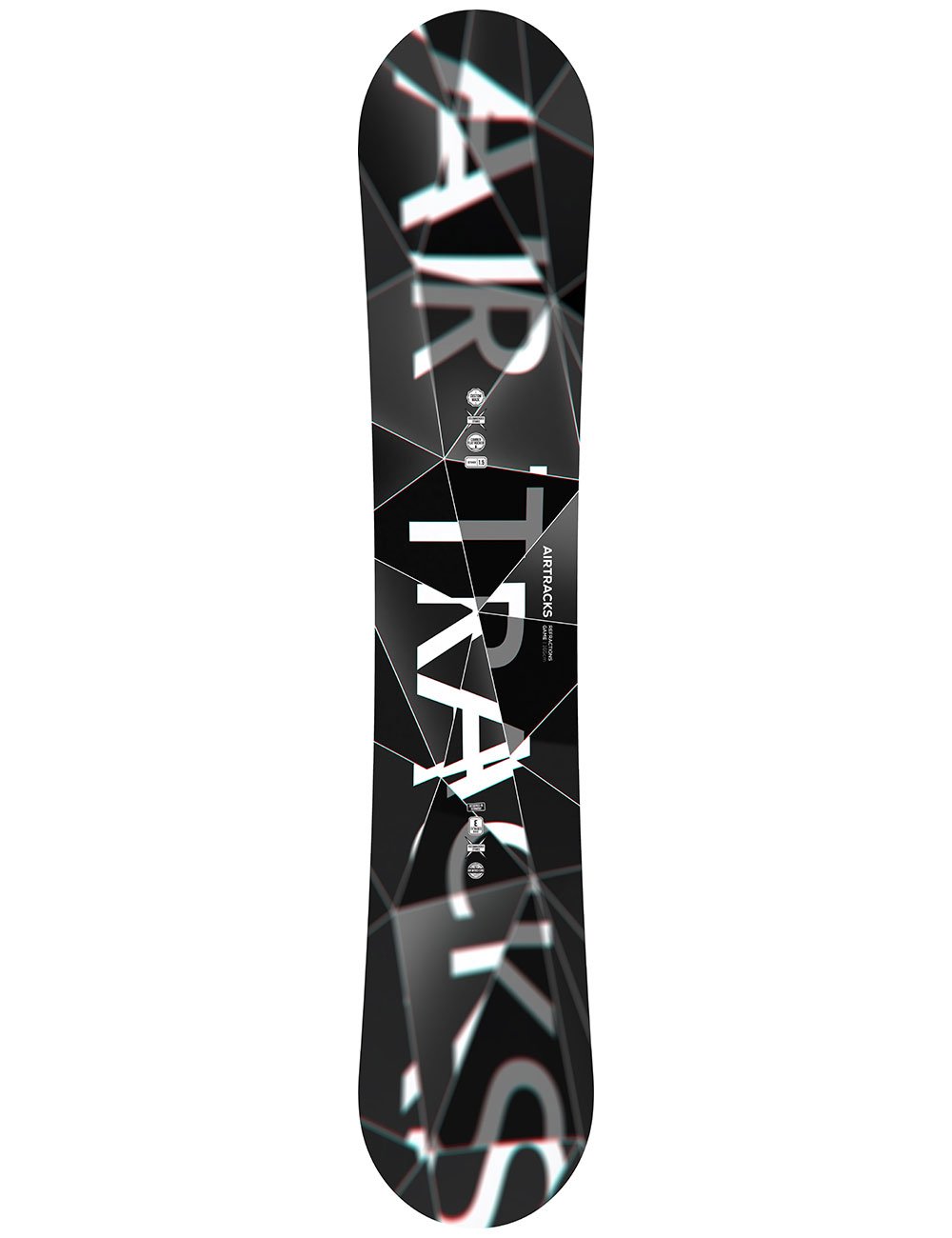 AIRTRACKS Snowboard Set/Pack/Planche REFRACTIONS Game Wide+Fixations Master FASTEC+SB Sac/Neuf