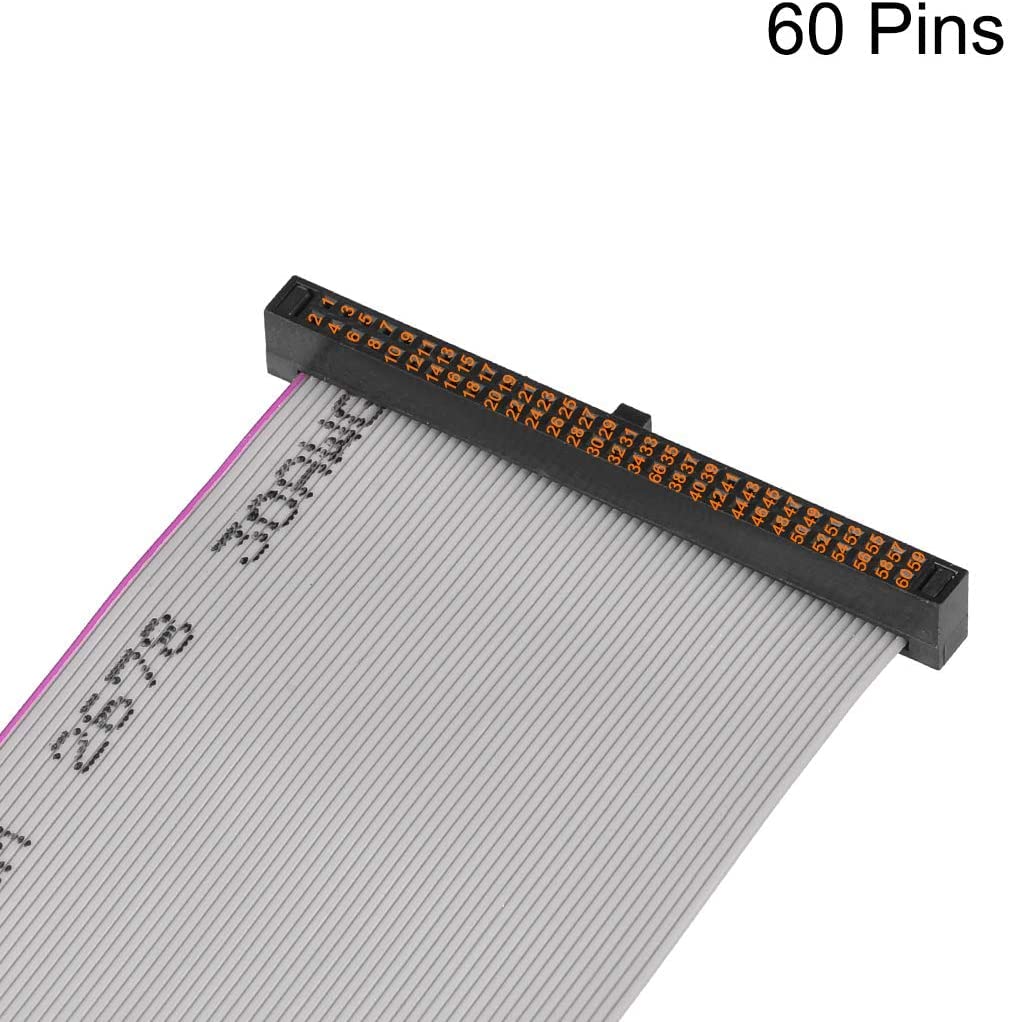XYWHPGV IDC Wire Flat Ribbon Cable Connector Female FC/FC Type A 60Pins 1.27mm Pitch 20cm Length(d3f2f a820d 0fdef 80086 4436b aab79