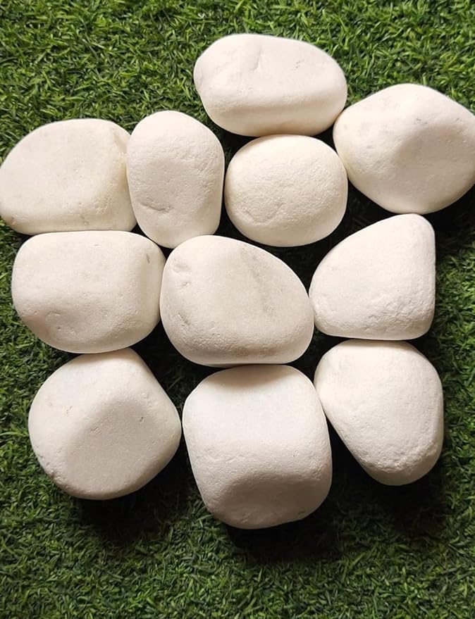 Decorative Marble Stone Pebbles for Plant Pots Vase Fillers Aquarium