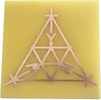 Gráfico Radiestesia Radiônica Cobre 7x7 Cm - Scap