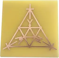 Gráfico Radiestesia Radiônica Cobre 7x7 Cm - Scap