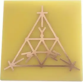 Gráfico Radiestesia Radiônica Cobre 7x7 Cm - Scap
