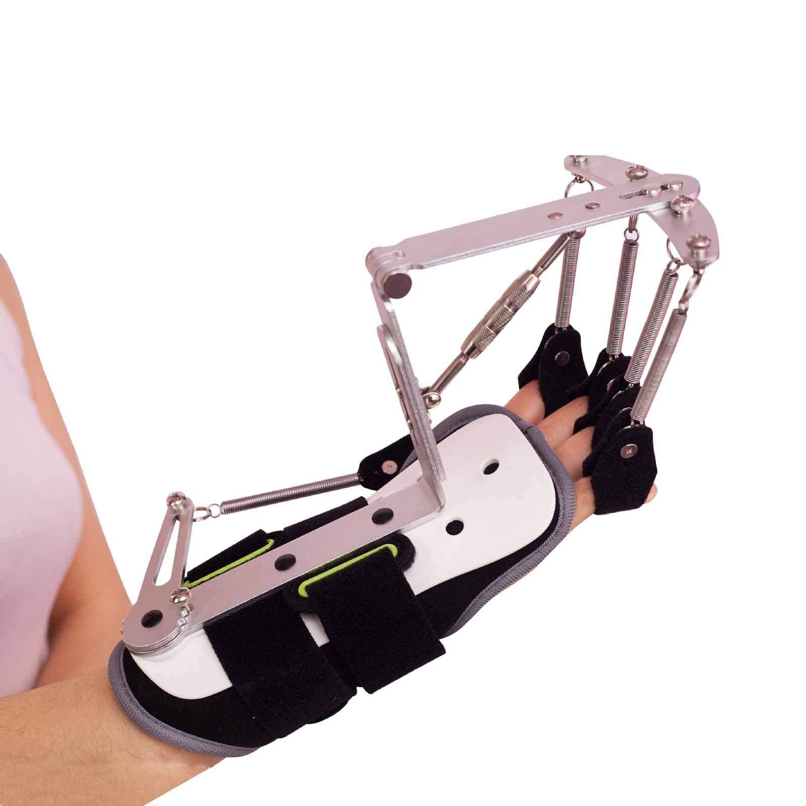 Dispositivo de Entrenamiento ortopédico de Mano y muñeca para rehabilitación de Dedos para Pacientes con hemiplejía de accidente cerebrovascular, férula ortopédica para Dedos de cojín