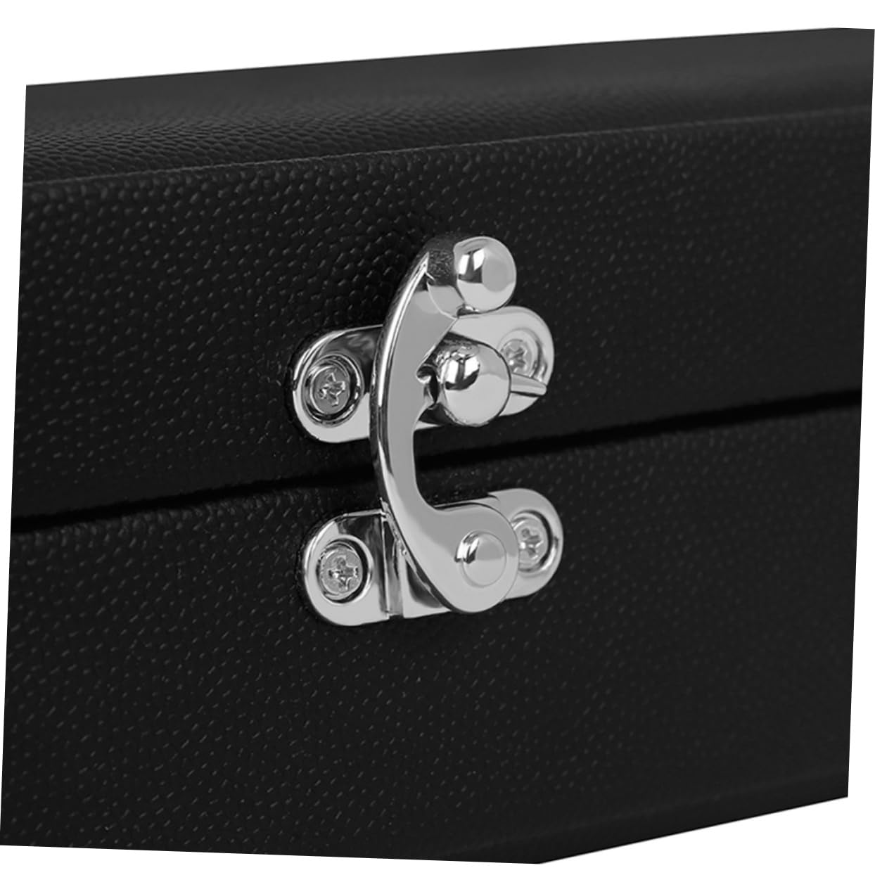Parliky Black Oboe Storage Case Leather Carrying Case Lightweight and Portable for Oboe Organizer Box Velvet Lining