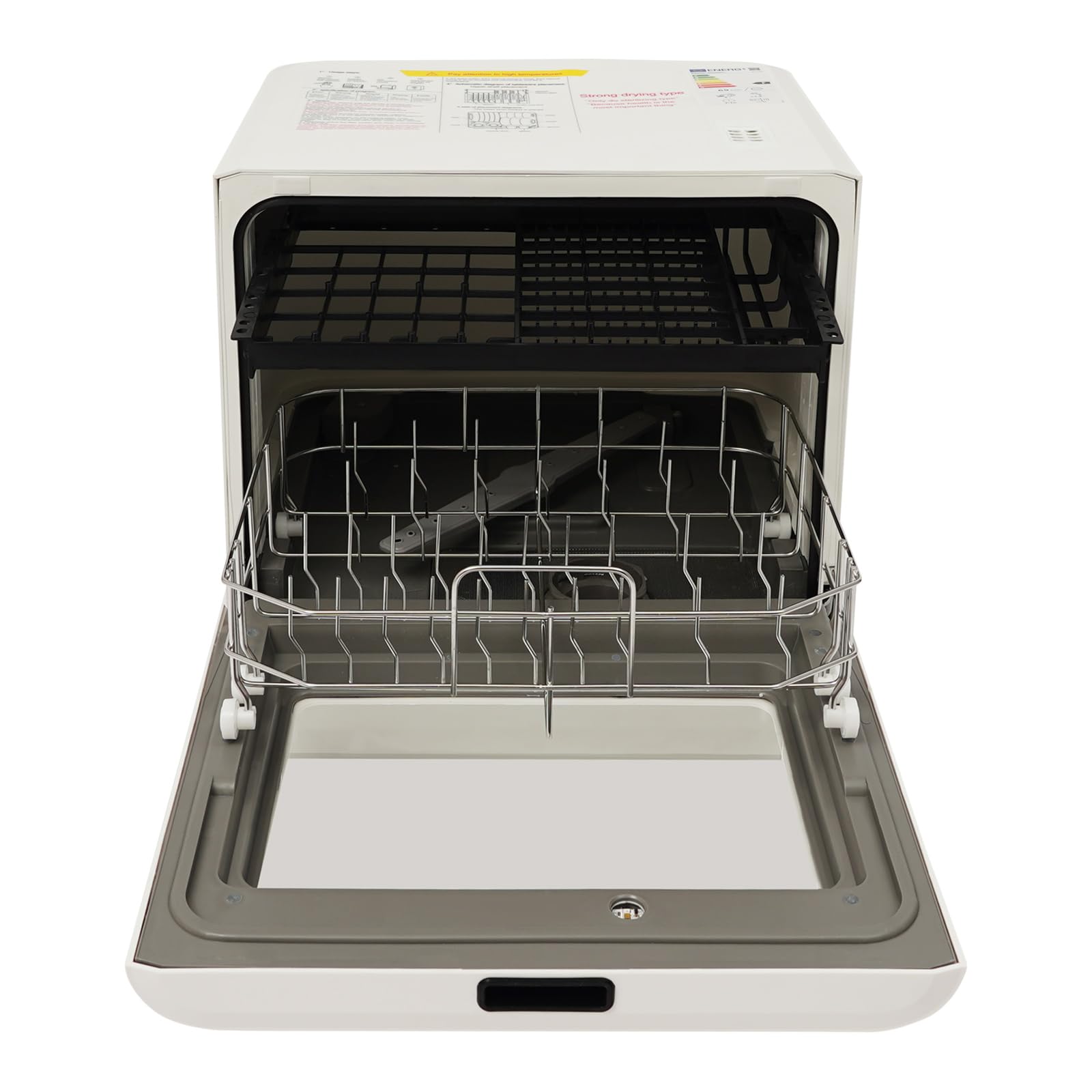 Mini lavastoviglie, lavastoviglie da tavolo per 3 coperti, 4 programmi Lavastoviglie indipendente per appartamenti, dormitori, campeggio e camper