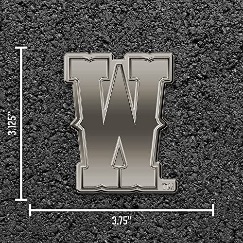 Image of NCAA Standard Antique Nickel Auto Emblem for Car /Truck /SUV