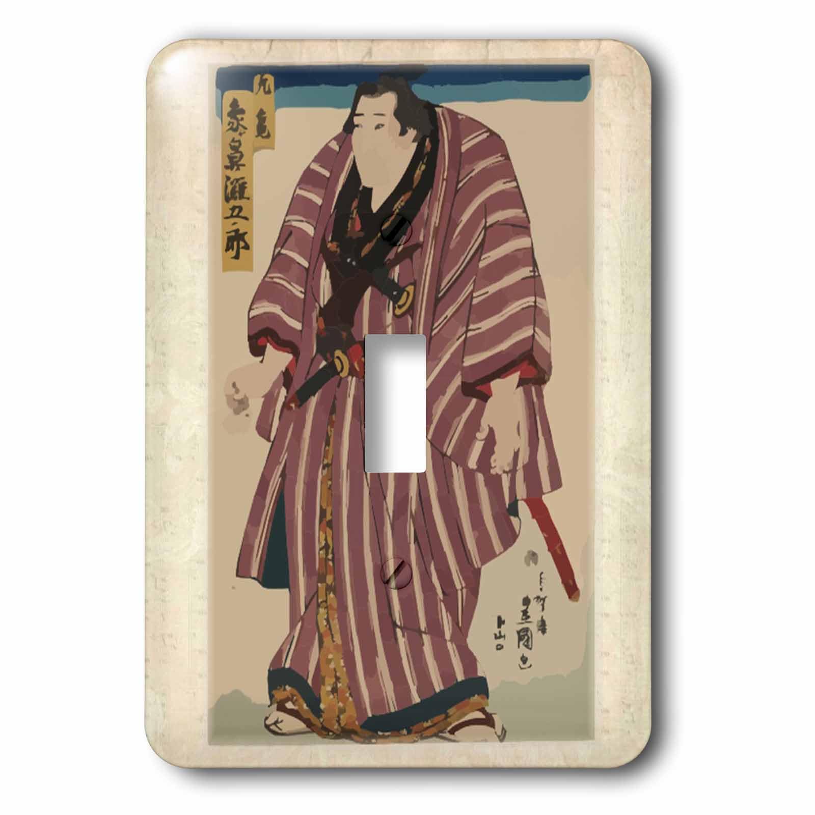 Interrupteur à bascule sumo japonais 3dRose LSP_80786_1 idée cadeau déco nippone