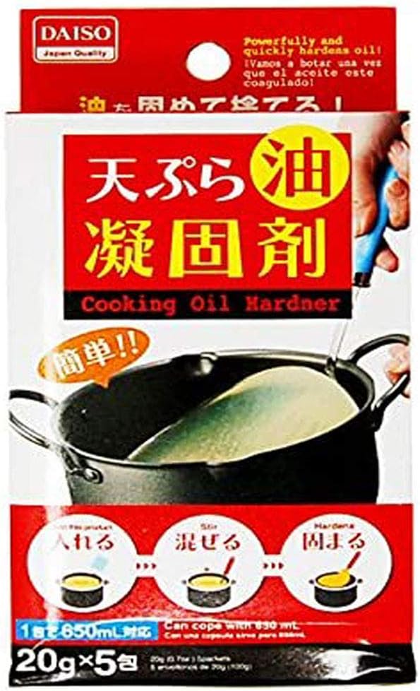 Daiso Cooking Oil Hardener (Waste Oil Coagulant)
