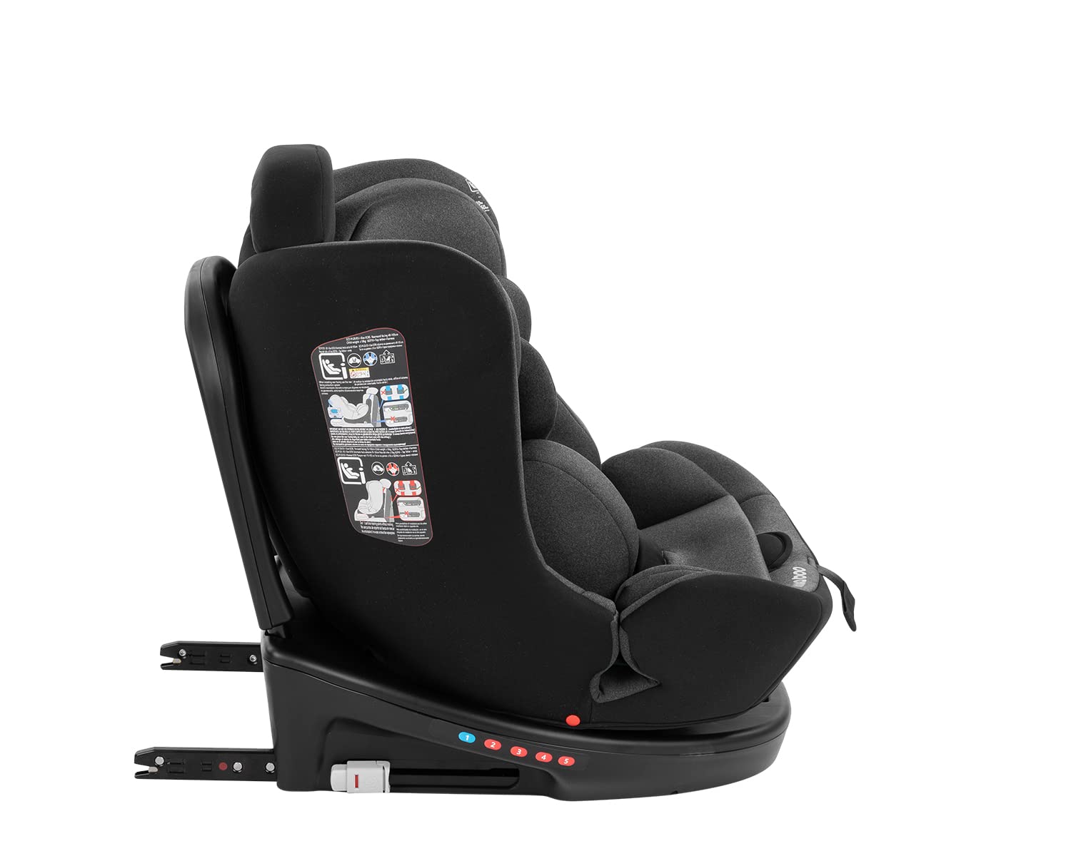 i-Safe i-SIZЕ Autositz, 40-150 cm, Dunkelgrau