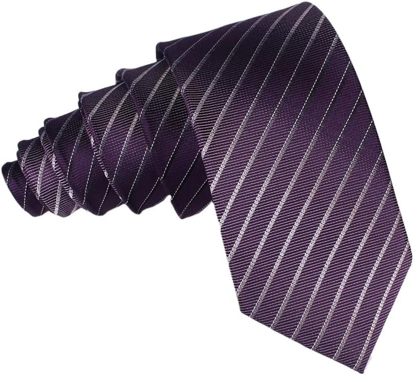 Tie Men 6cm Diagonal Striped Formal Polyester Jacquards Business Narrow