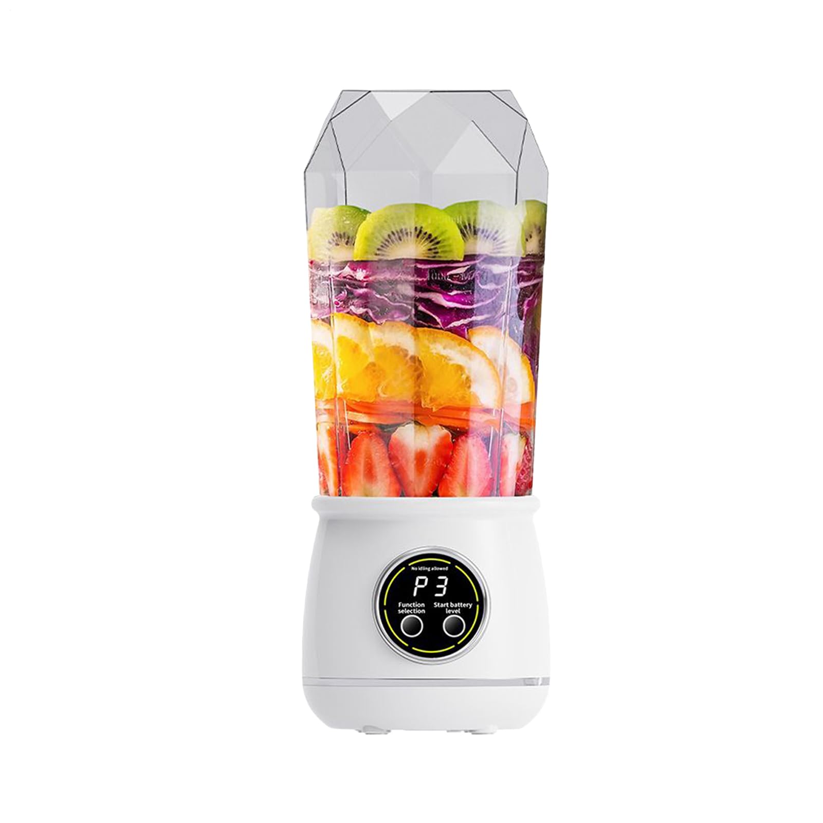 Licuadora Personal Portátil | 550 ml Batidora Personal Inalámbrica a Prueba de Fugas - Mini Licuadora De Viaje Para Jugos Y Batidos,Para Verduras Viajes Gimnasio Hogar Oficina Acampada