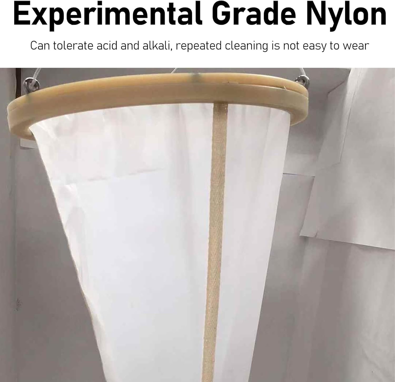 Nylon Plankton Net with Telescopic Pole ＆ Rope, 125/200 Mesh Fine Mesh Plankton Collection Net Kit, Planktons Tow Nets for Rivers Ponds Lakes(125 Mesh)