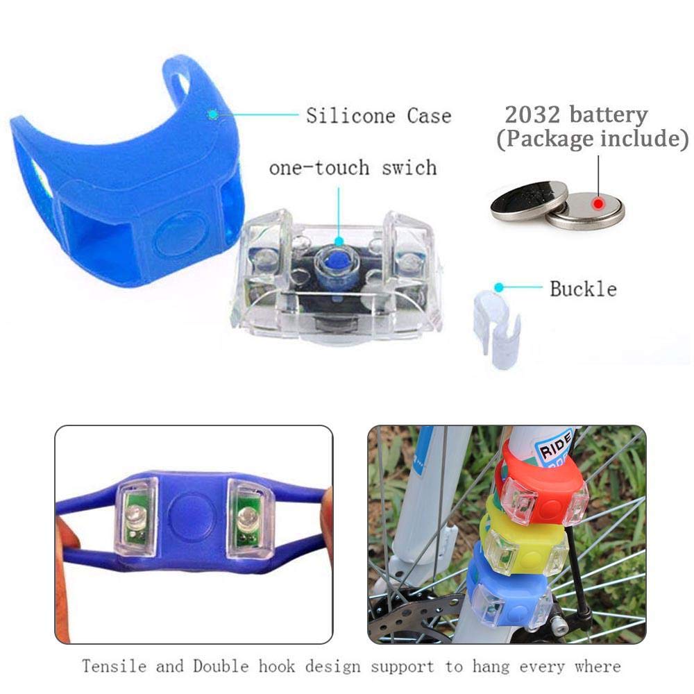 Womdee, 2 luci a LED per Navigazione Marina, luci di Sicurezza notturne con 3 modalità, luci di riserva a energia per Barca, Kayak, Fiocco, Bici, Animali Domestici, Batteria Inclusa, Verde e Rosso
