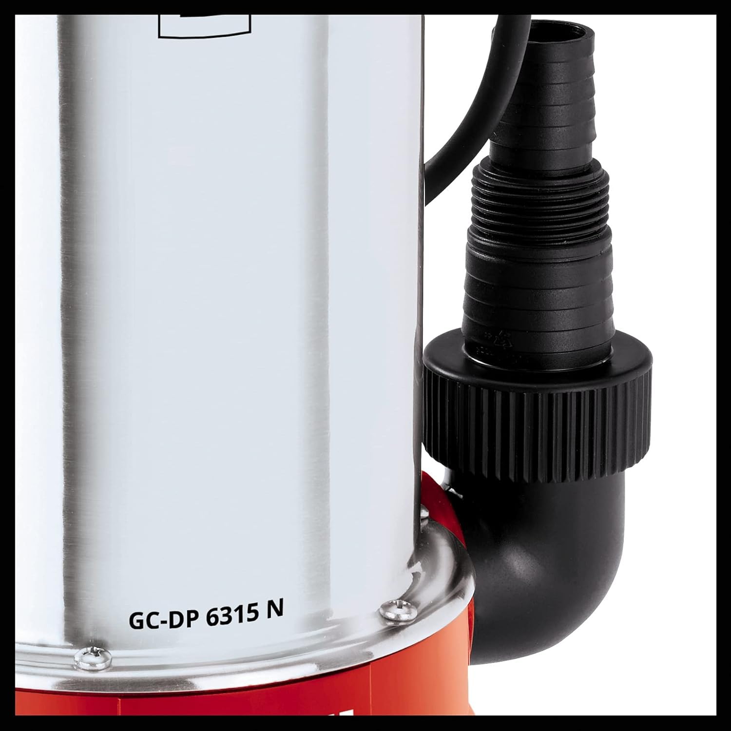 Einhell Bomba de agua sucia - GH-DP 6315 N. 630 W, Ø15 mm de partículas extrañas, capacidad de suministro de 17.000 L/h, interruptor de flotador, asa de transporte, int. rebobinado de cable
