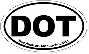 CafePress Dorchester, Massachusetts Oval Car Bumper Sticker