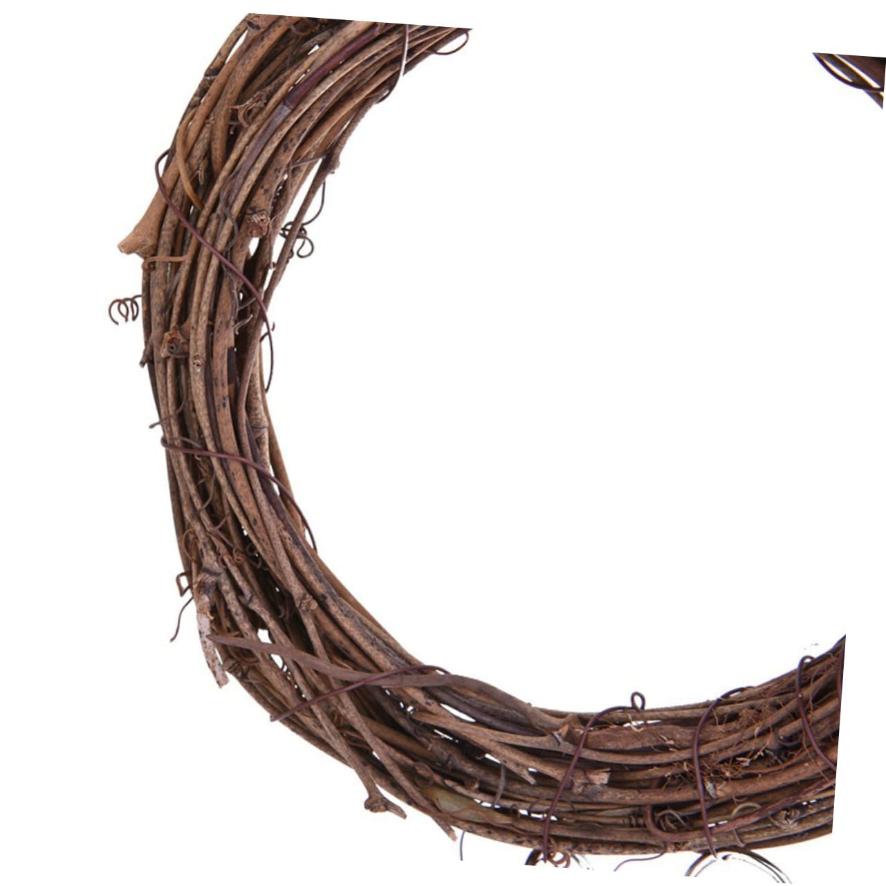 GRIRIW Rattan Pendant Swing for Parrots Durable Bird Swing Ring with Bell Buckles Parrot for Cage and Garden Playtime Enhances Balance and Coordination