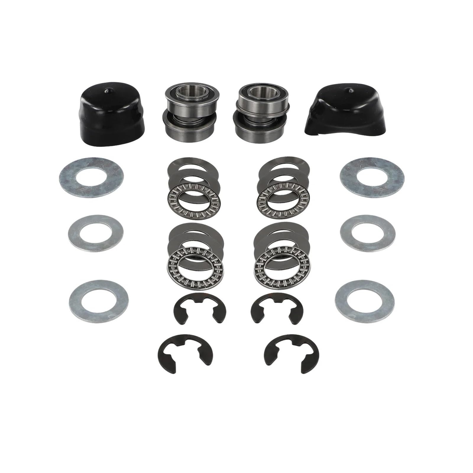Cojinete de buje de Rueda Delantera de Movimiento Suave y controlado Compatible con cortacésped con Asiento 9040H 532009040 532124959 M123811 Accesorios para cortacésped