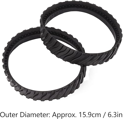 Miniatura 2 de TOPINCN Limpiadores de piscina Pista de neumáticos de goma Pista de repuesto para MX8 MX6 Aspiradoras robóticas de piscina