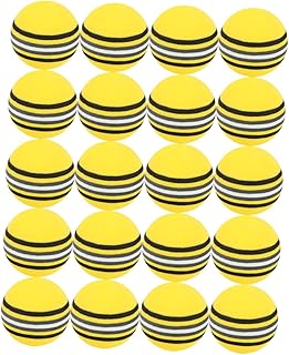 Toddmomy 20pcs Golf Eva Ball Practice Balls Foam Practice Balls for Backyard Foam Golf Balls Indoor Golf Balls Yellow Golf Balls Ball Training Ball for Training Indoor Practice Ball Red