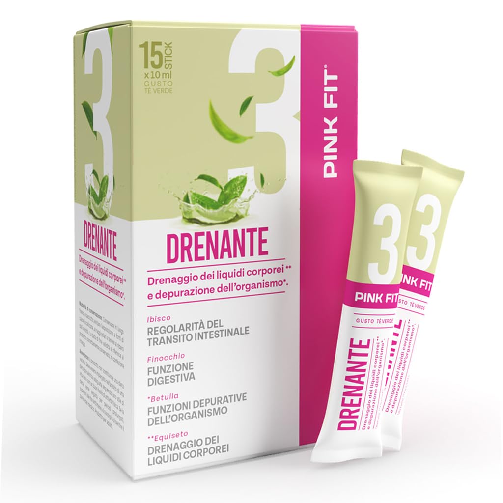 PINK FIT DRENANTE 15 STICK Tè Verde