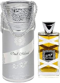Lattafa Oud Mood Reminiscence for Unisex Eau de Parfum Spray, 3.4 Ounce