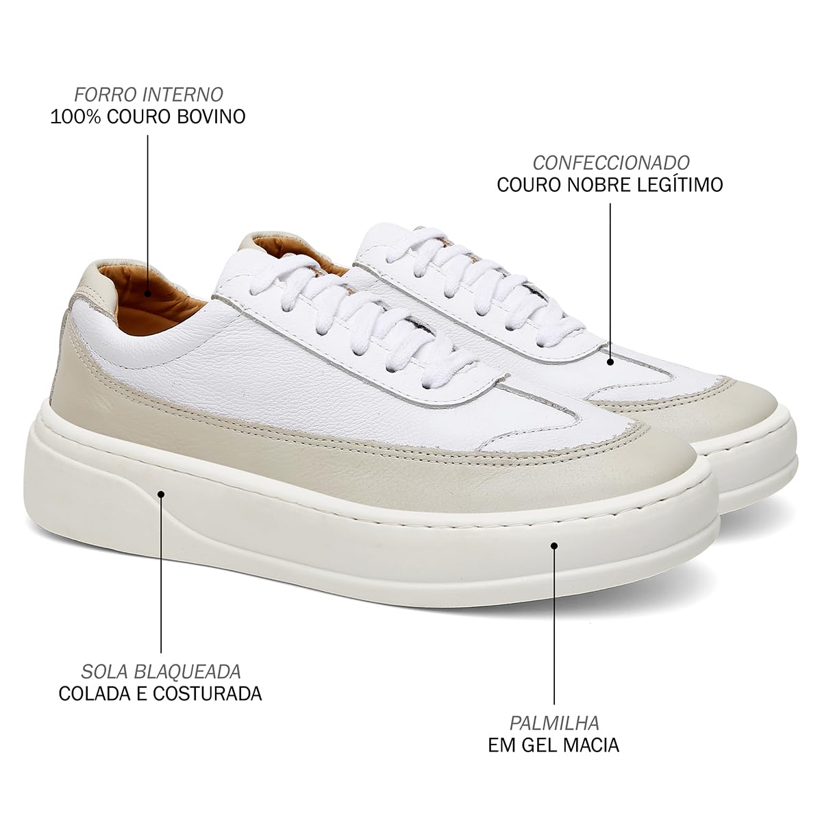 Tênis Masculino Em Couro Dia Dia Passeio Branco Moderno Leve em promoção! Veja a oferta e mais achadinhos de Tênis 5 Hoje é o melhor dia para comprar Tênis Masculino Em Couro Dia Dia Passeio Branco Moderno Leve com aquele preço maroto! Promoção! Aproveite a oferta! 5