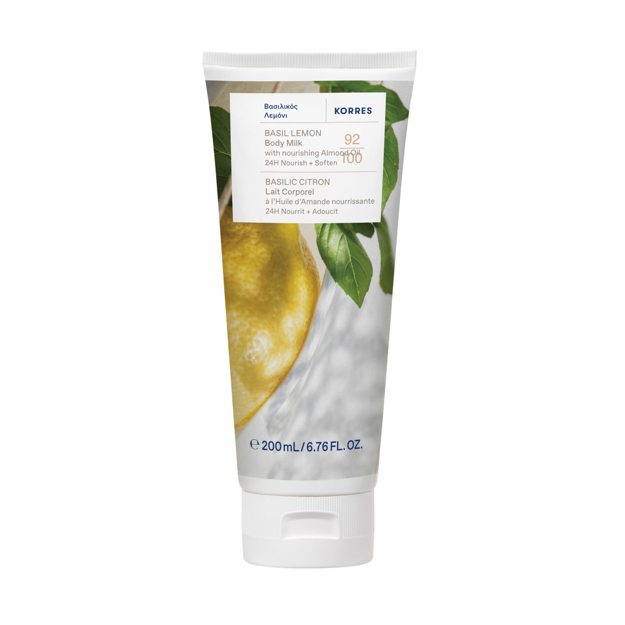 Korres Basil Lemon Body Milk 200Ml