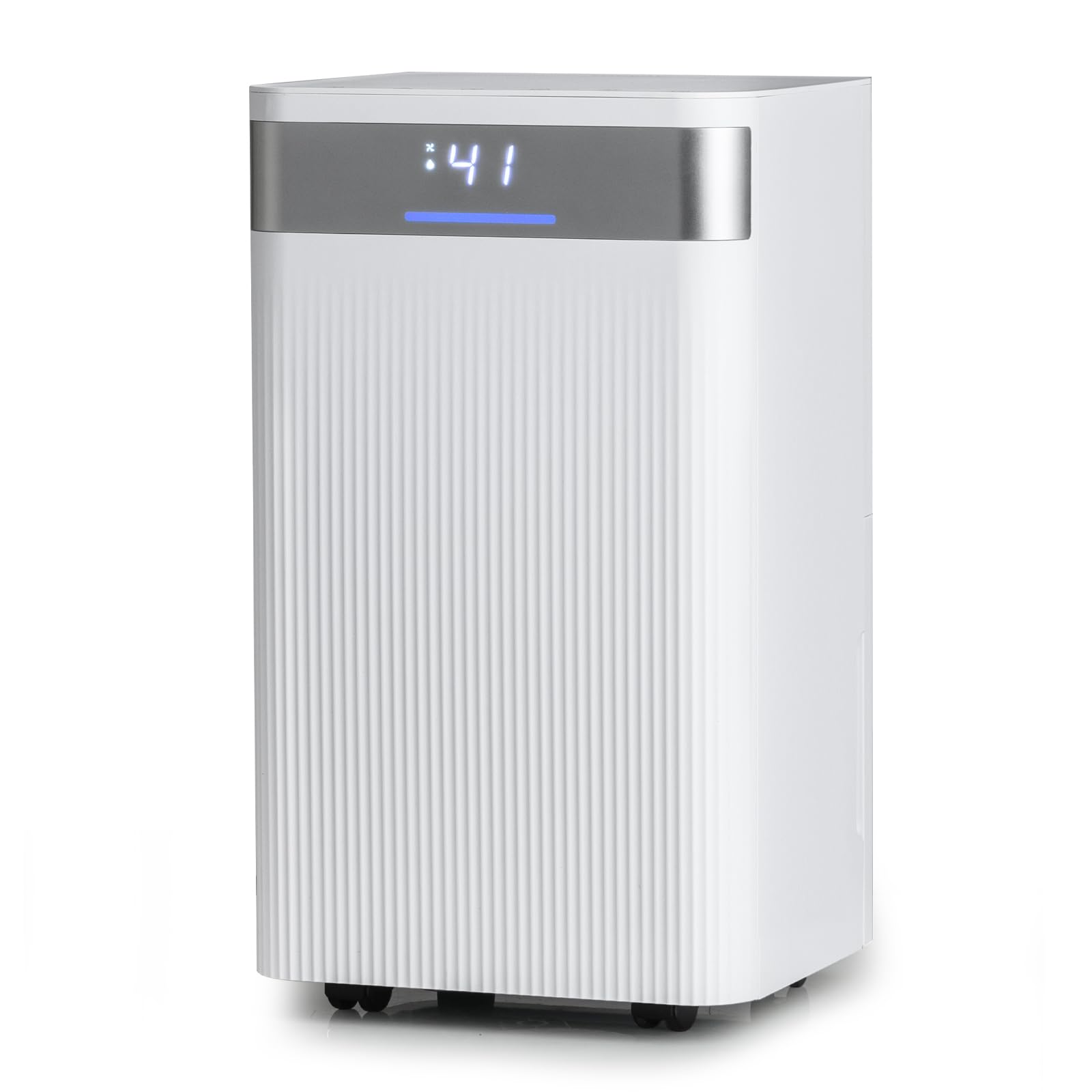 COSTWAY 32 Pints Dehumidifier, 24H Timer, 3-Color Indicator, Drai...