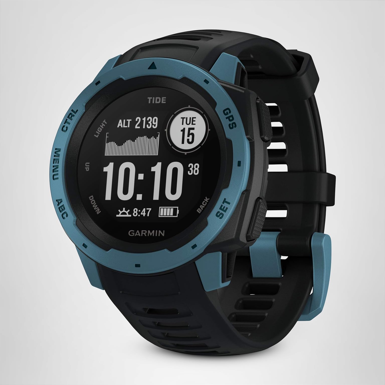 Amazon.co.jp: Garmin Instinct Tide Black/Blue Outdoor Watch 010